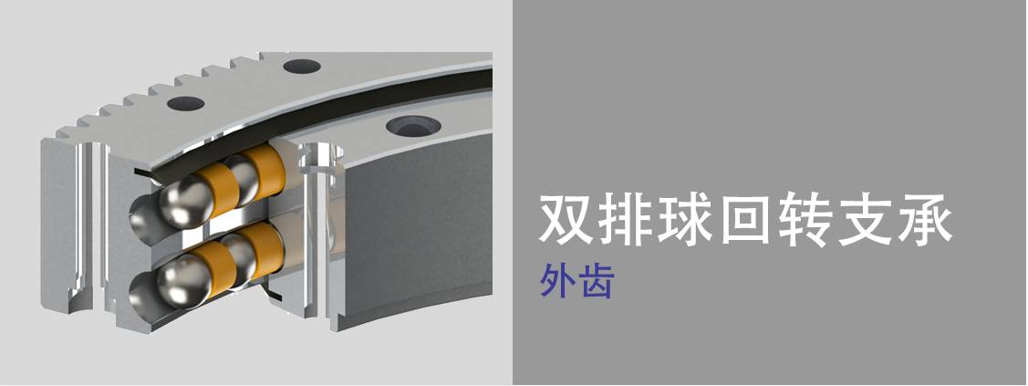 雙排球式回轉支承